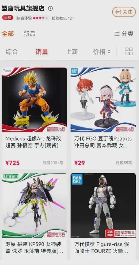 11月潮玩暢銷榜 動漫與游藝用品市場新秀崛起，盤點背后的創業公司